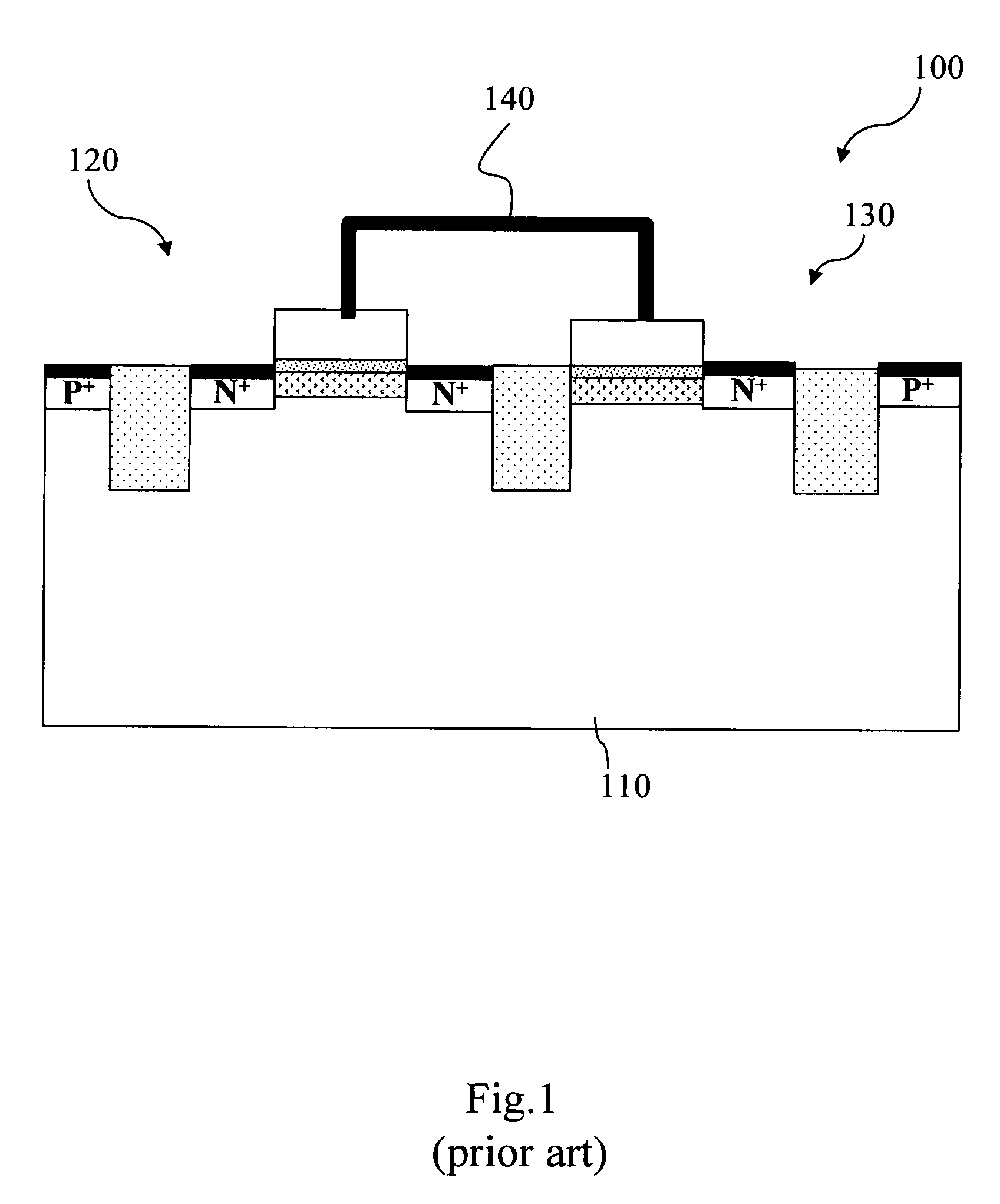 Non-volatile memory with single floating gate and method for operating the same