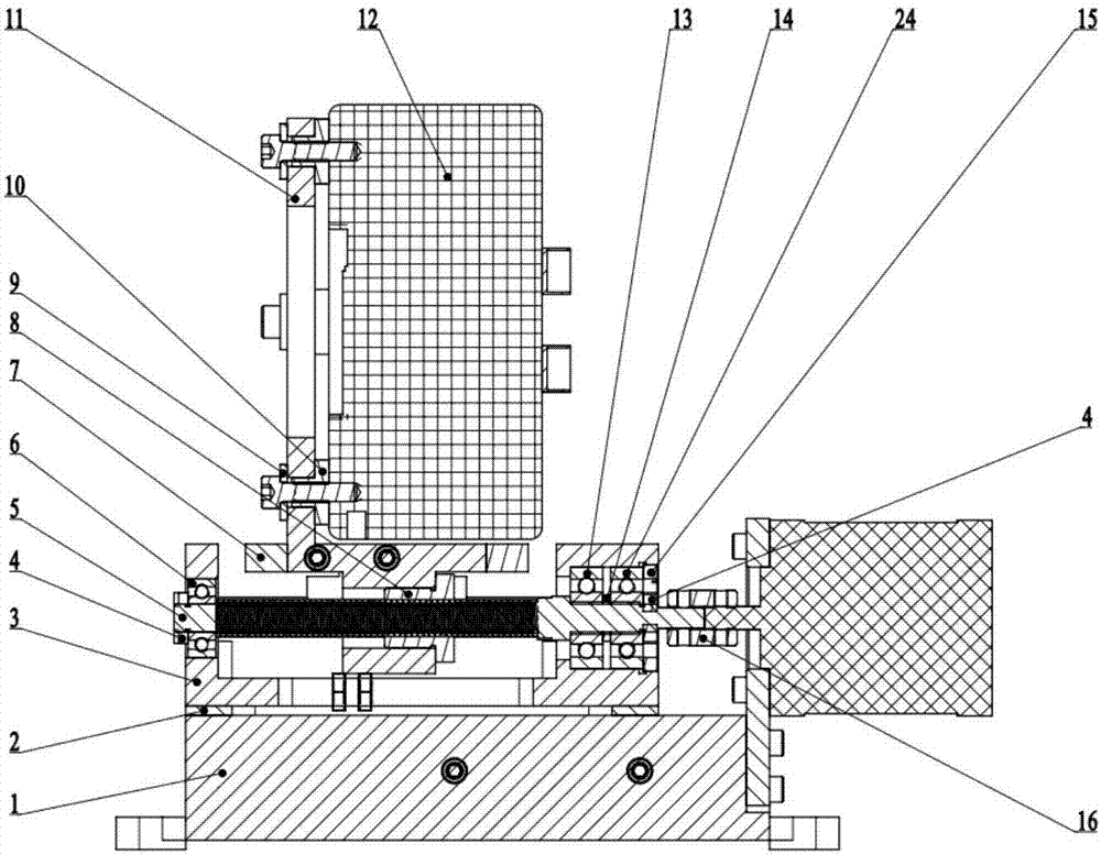 CCD focusing mechanism for visible optical imaging system