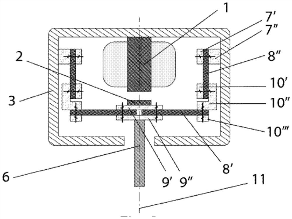 Device for mixing liquids and solids with liquids by means of vibration
