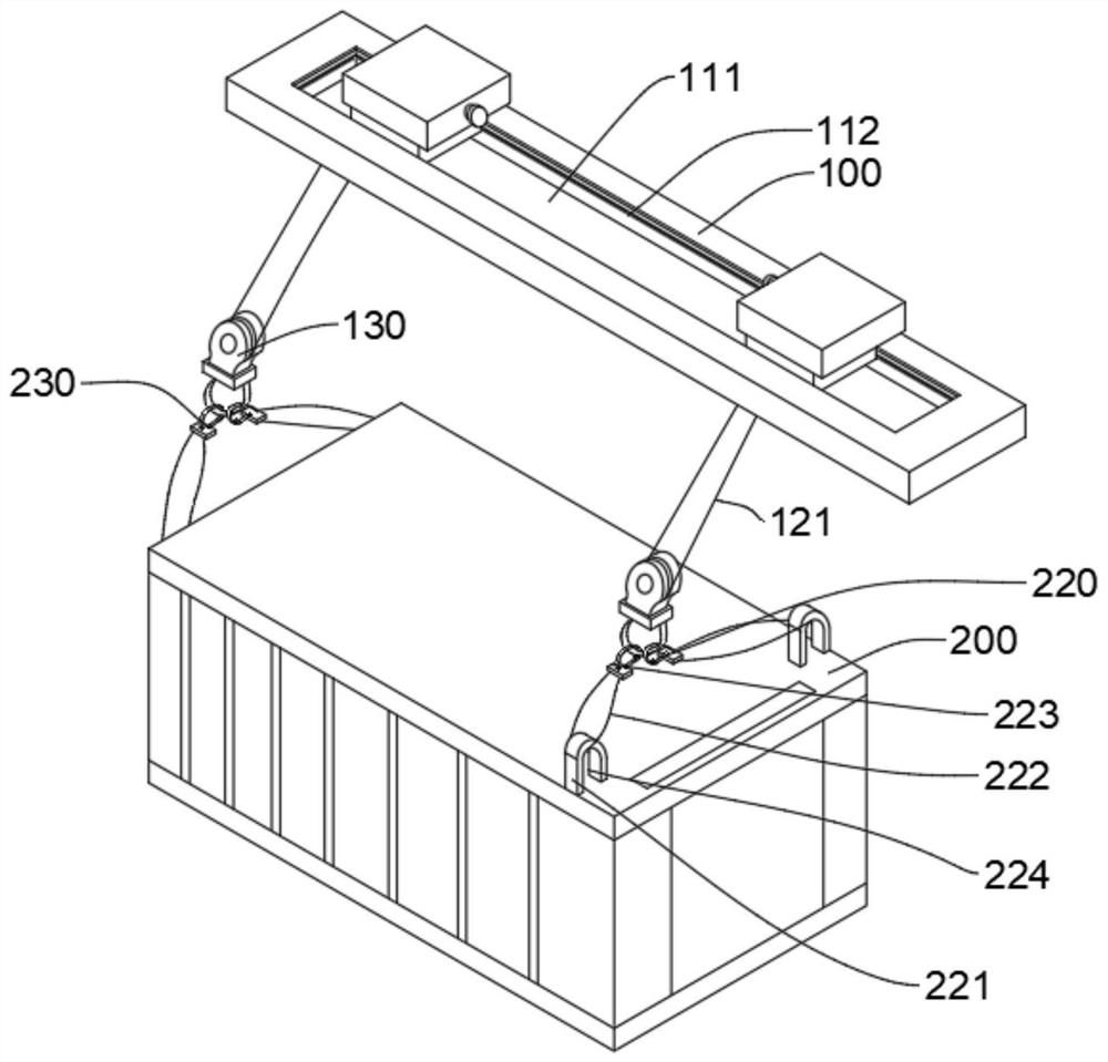 Safe and efficient unloading container