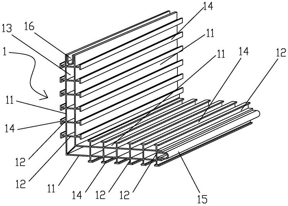 Buckle plate and sound insulation and heat insulation structure utilizing same for building