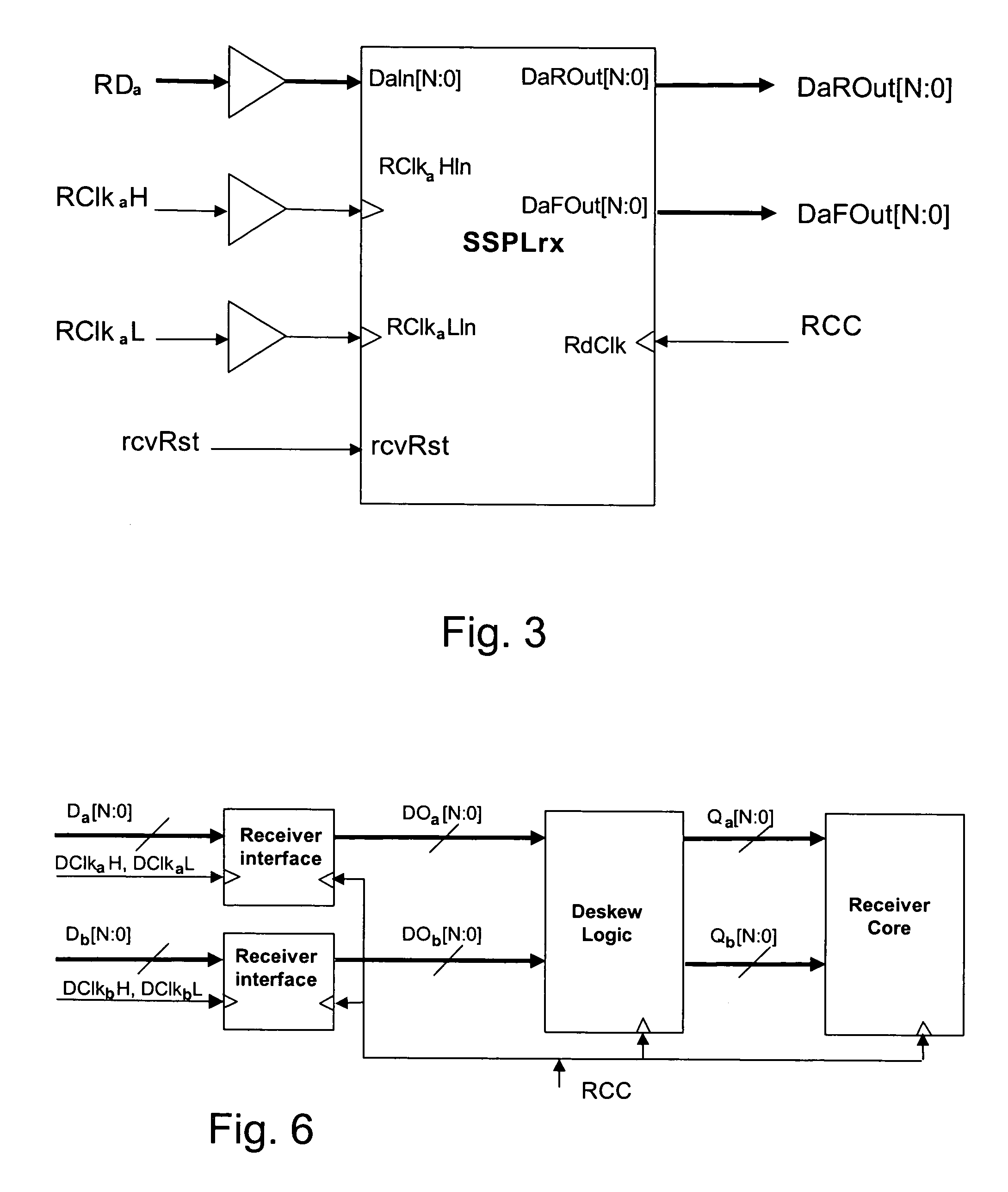 Aligning data in a wide, high-speed, source synchronous parallel link