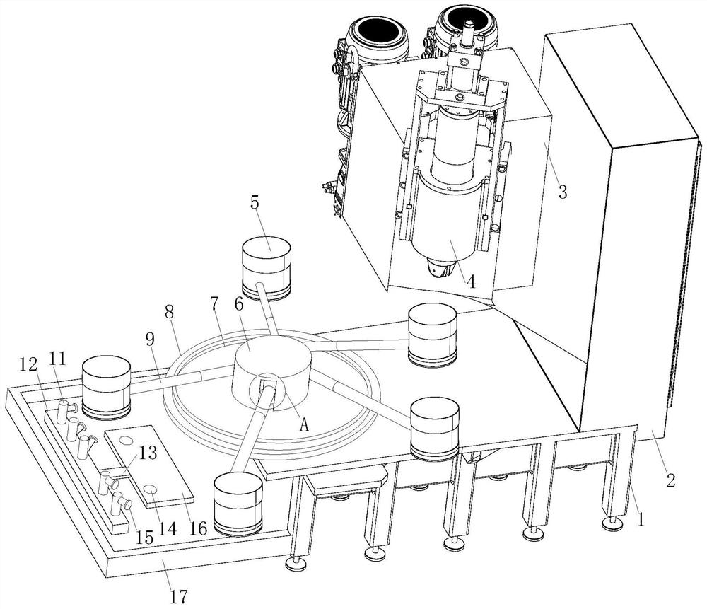 Aluminum alloy cast ingot automatic production line