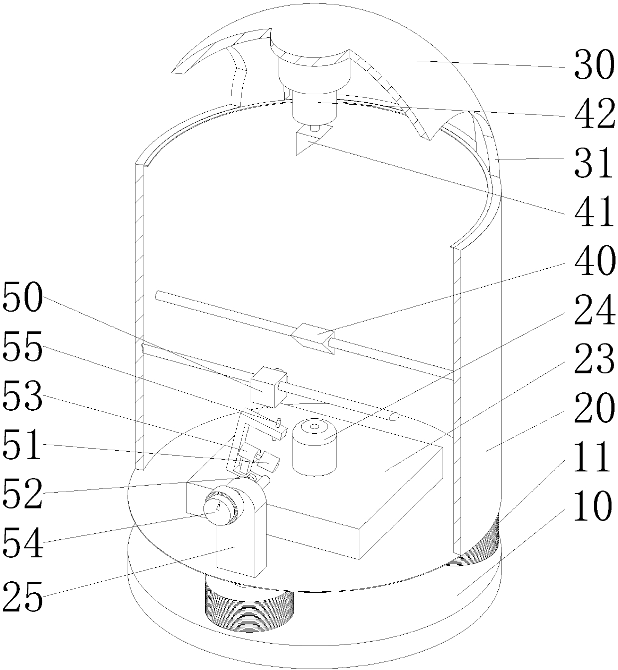 Multi-angle vibration control swinger