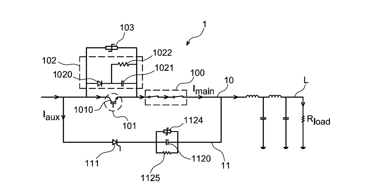 Mechatronic circuit-breaker device