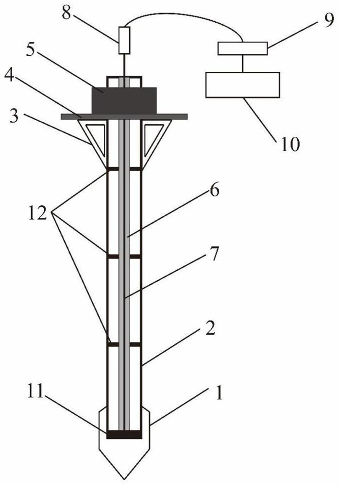 Optical fiber intelligent anchor rod capable of detecting three-dimensional shape change