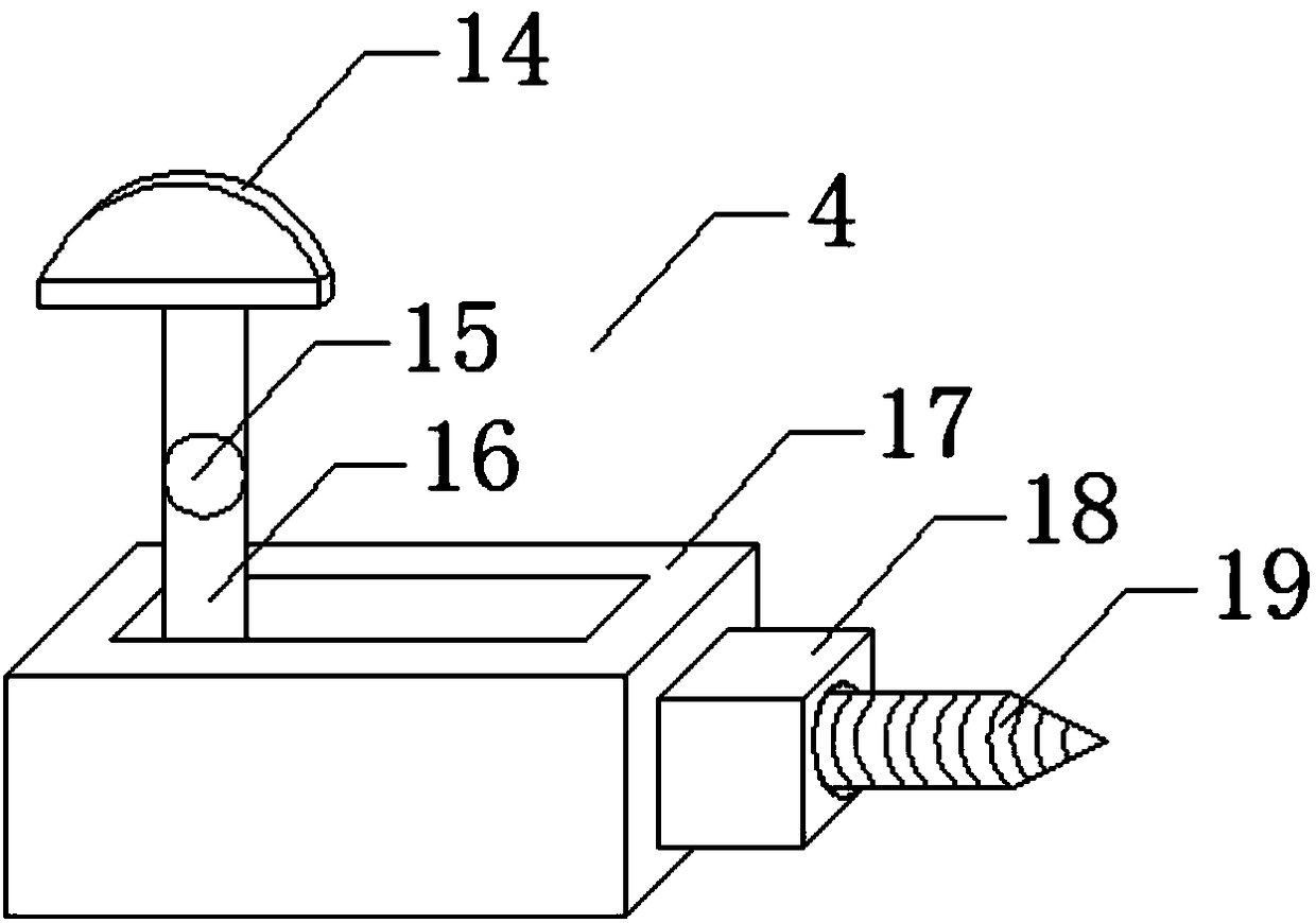 Drilling device used for plastic water pipe