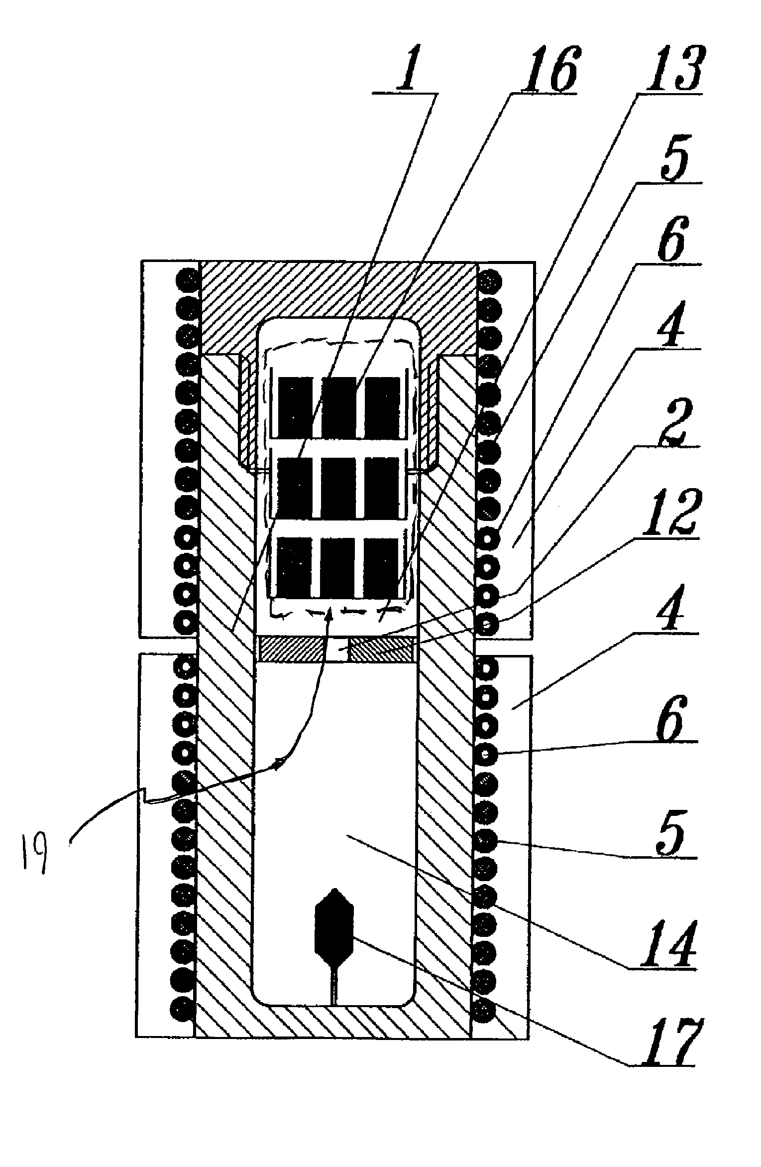 Process and apparatus for growing a crystalline gallium-containing nitride using an azide mineralizer