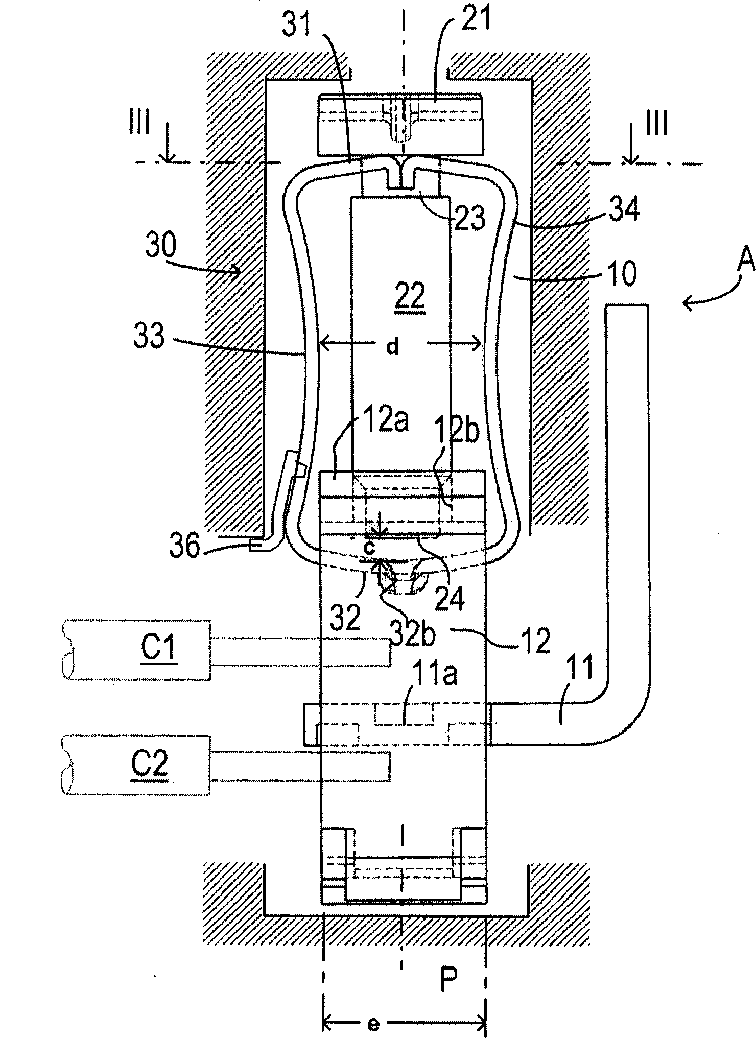 Thread wiring terminal