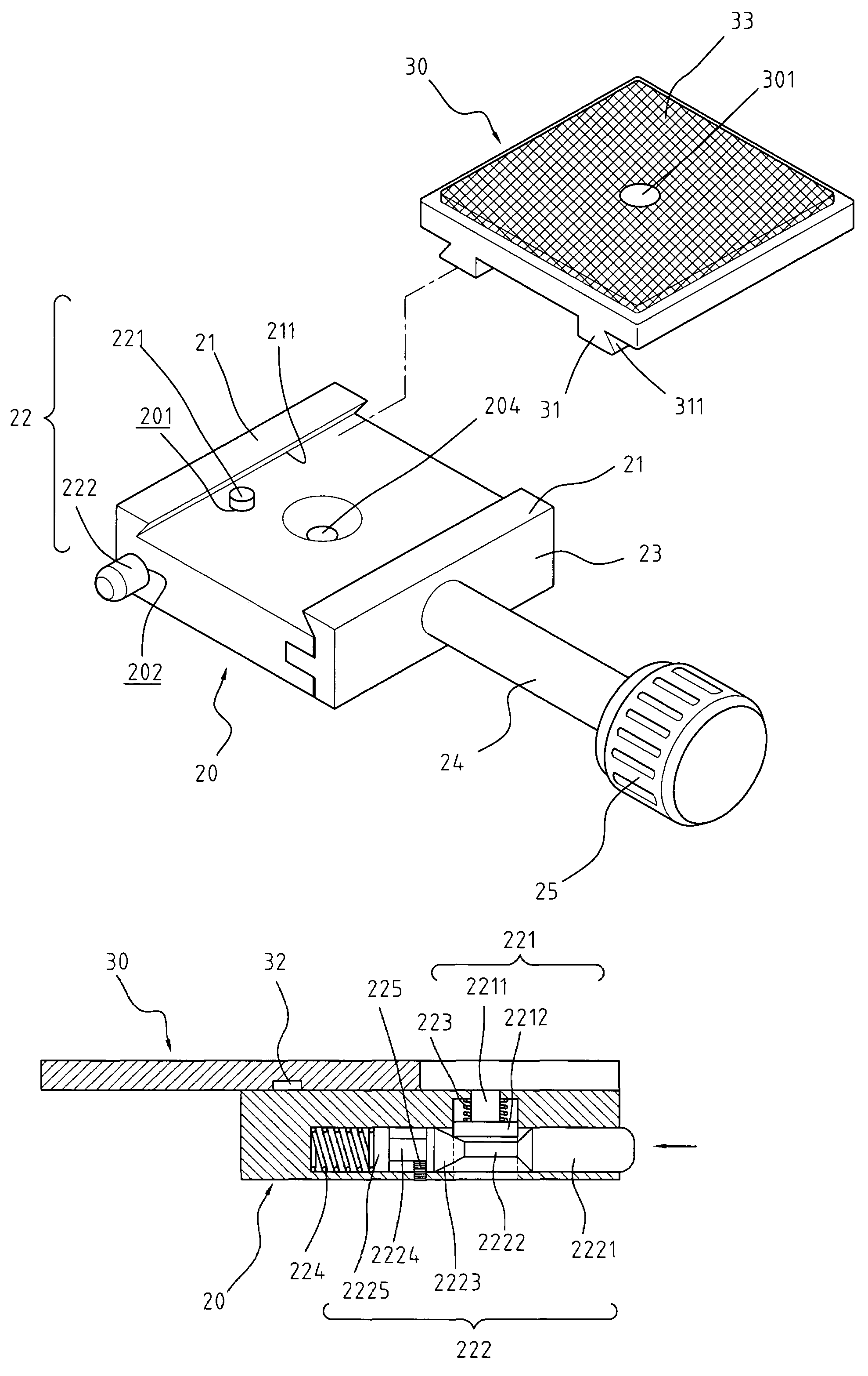 Mounting platform assembly for a stand device