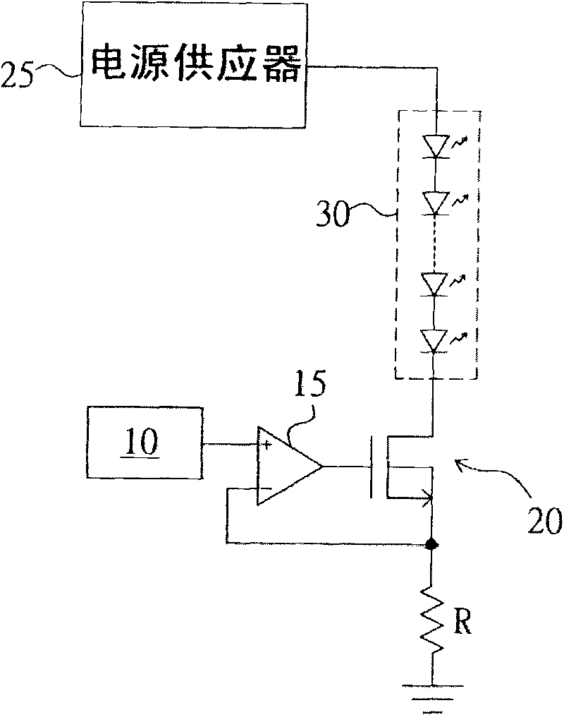 Light-emitting diode drive circuit and transistor switching module thereof