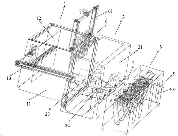 A high-efficiency and energy-saving down filling machine