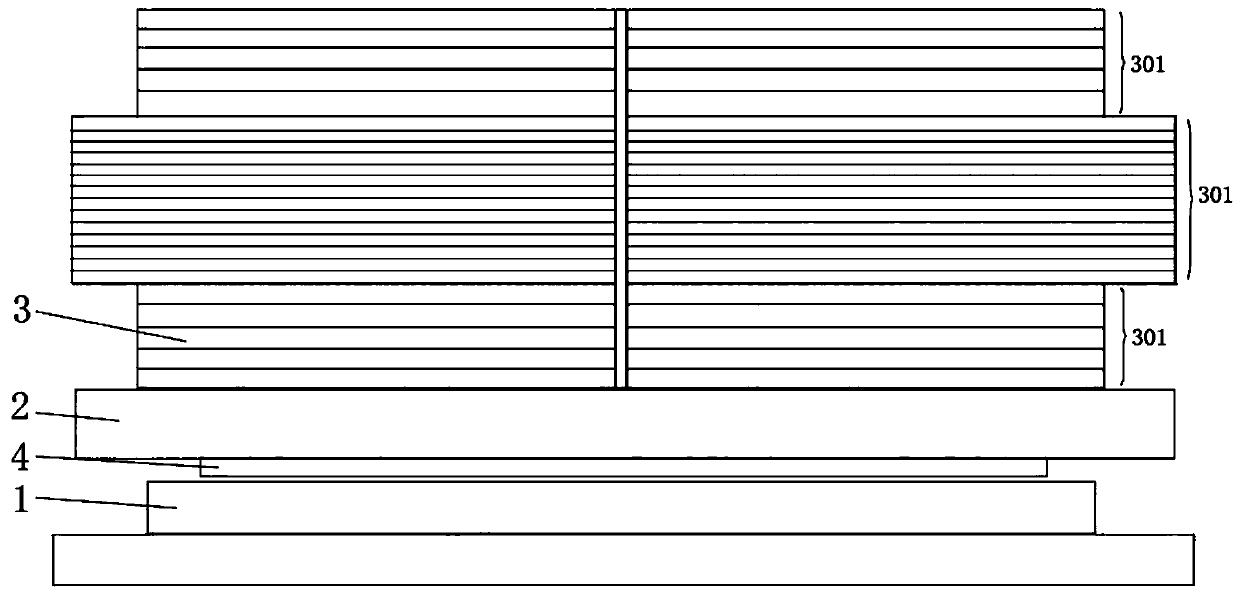 Server, onboard structure and multi-efficiency composite layer radiator