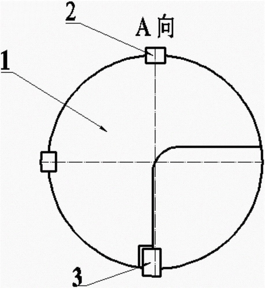 Deep-hole push-boring cutter device with two cutter bodies combined