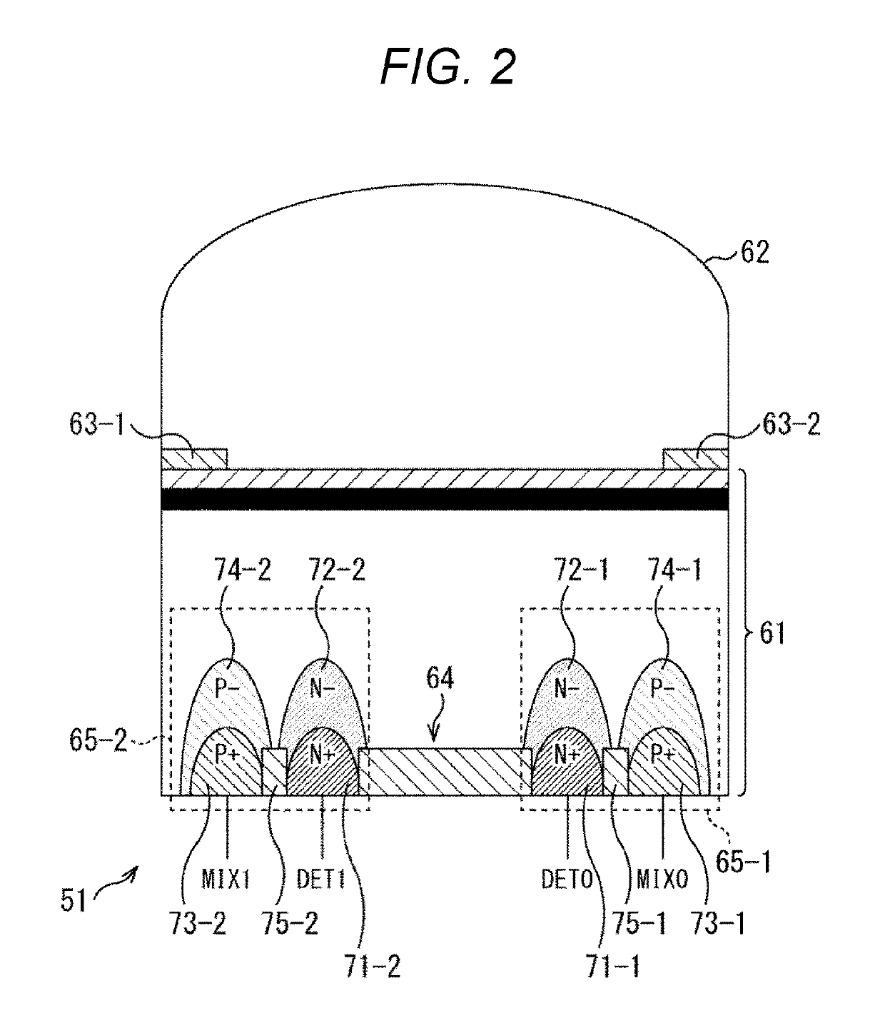 Light receiving element, imaging element, and imaging device