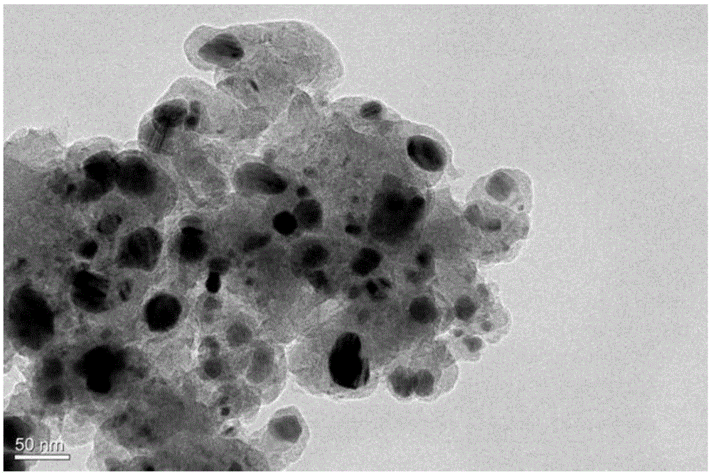 Preparation method of carbon-coated cobalt metal nanoparticles