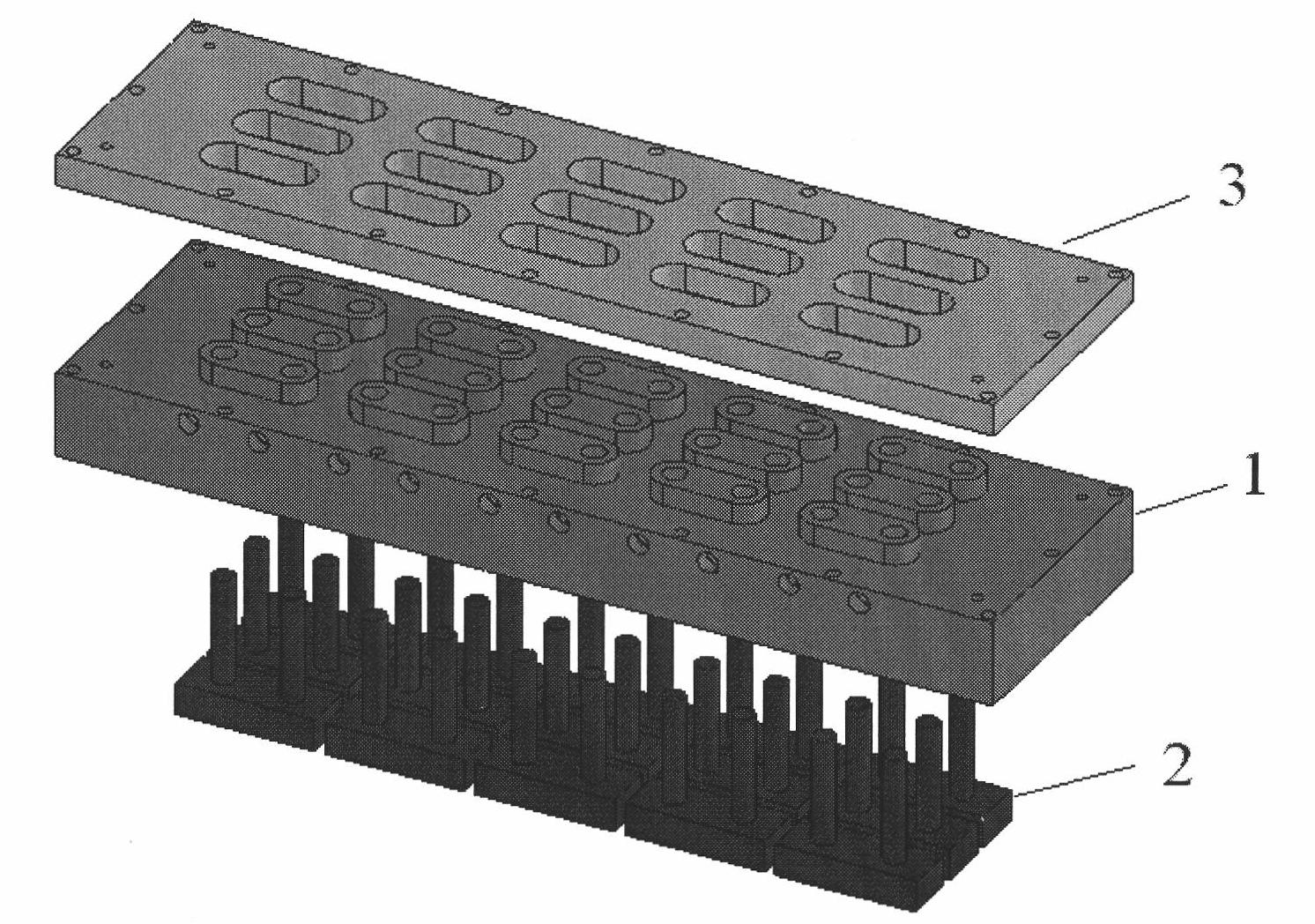 Block type end plate structure for measuring current distribution of PEMFC
