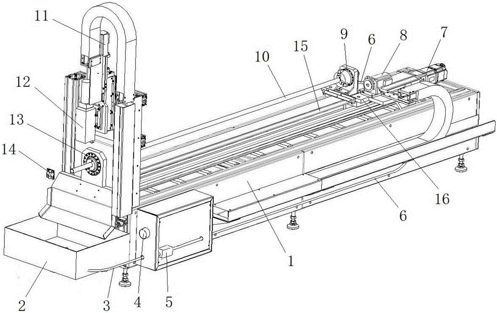 Laser cutting device for small-aperture pipelines