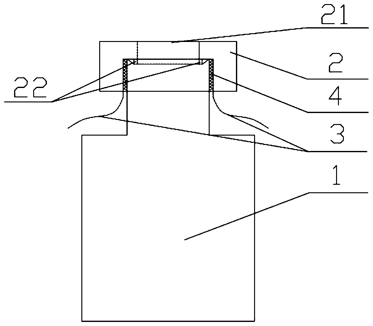 A liquid sampling bottle and liquid sampling method for micro-area X-ray fluorescence spectrometer