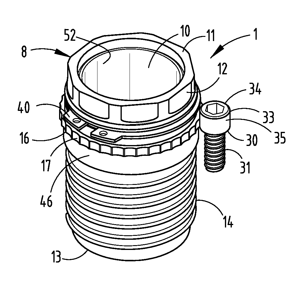 Guided keeper and method for metal forming dies