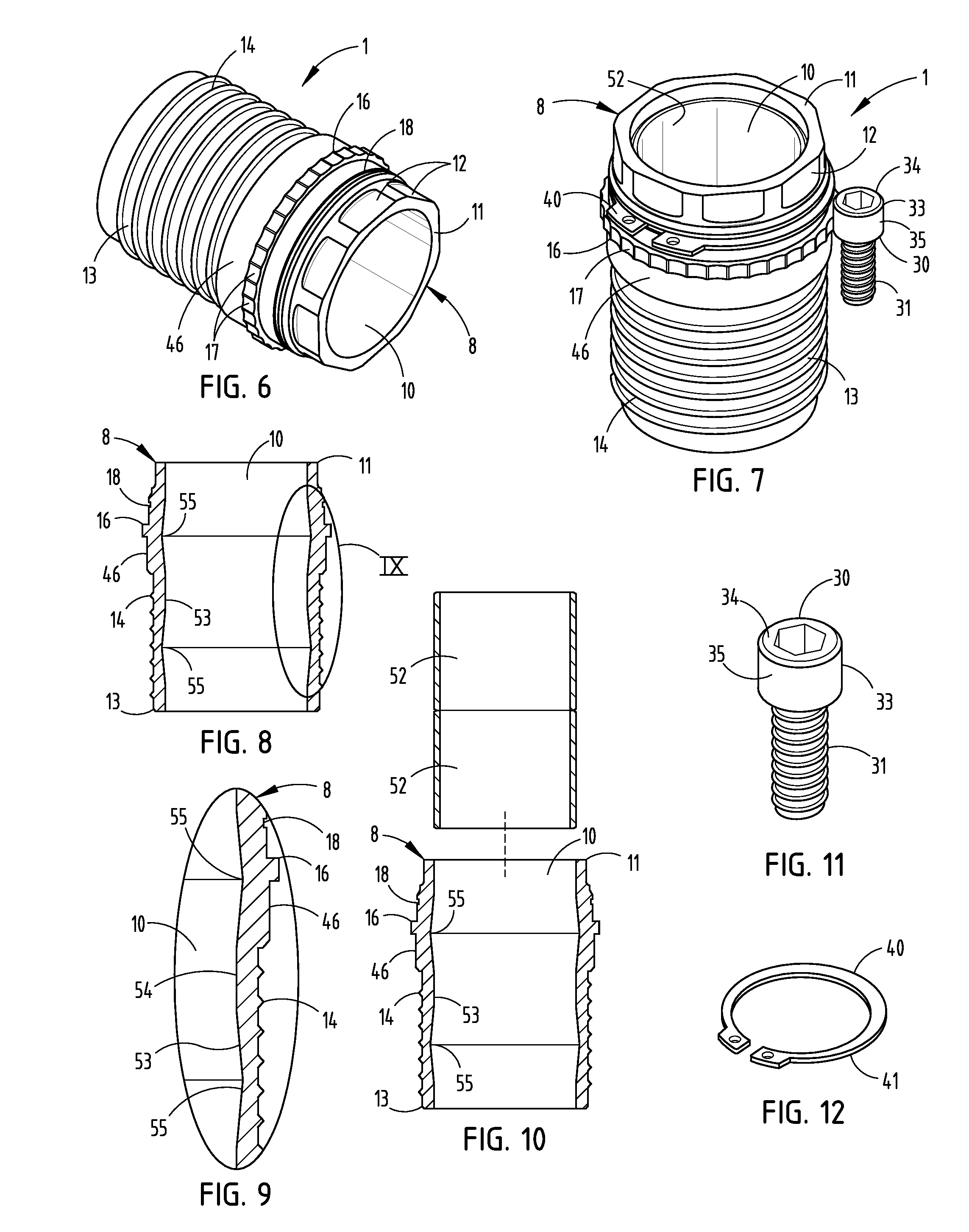 Guided keeper and method for metal forming dies