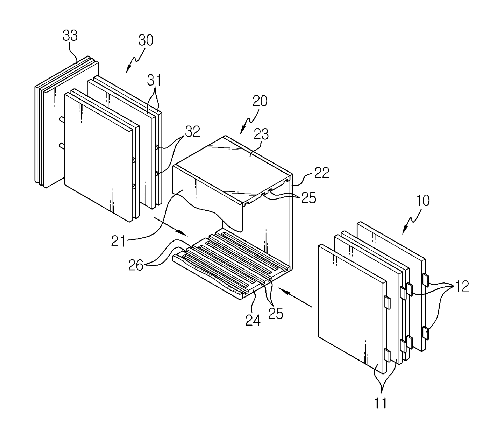 Battery module receiving apparatus, battery module thermostat, and power storage system comprising the same