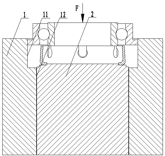 A kind of assembly method of miniature non-standard rolling bearing