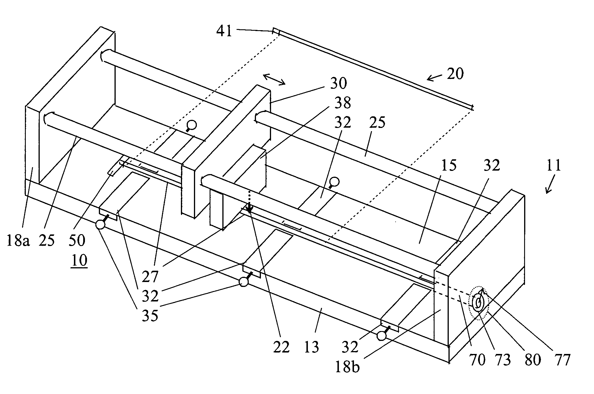Tool and method for scribing longitudinal lines on a cylindrical rod