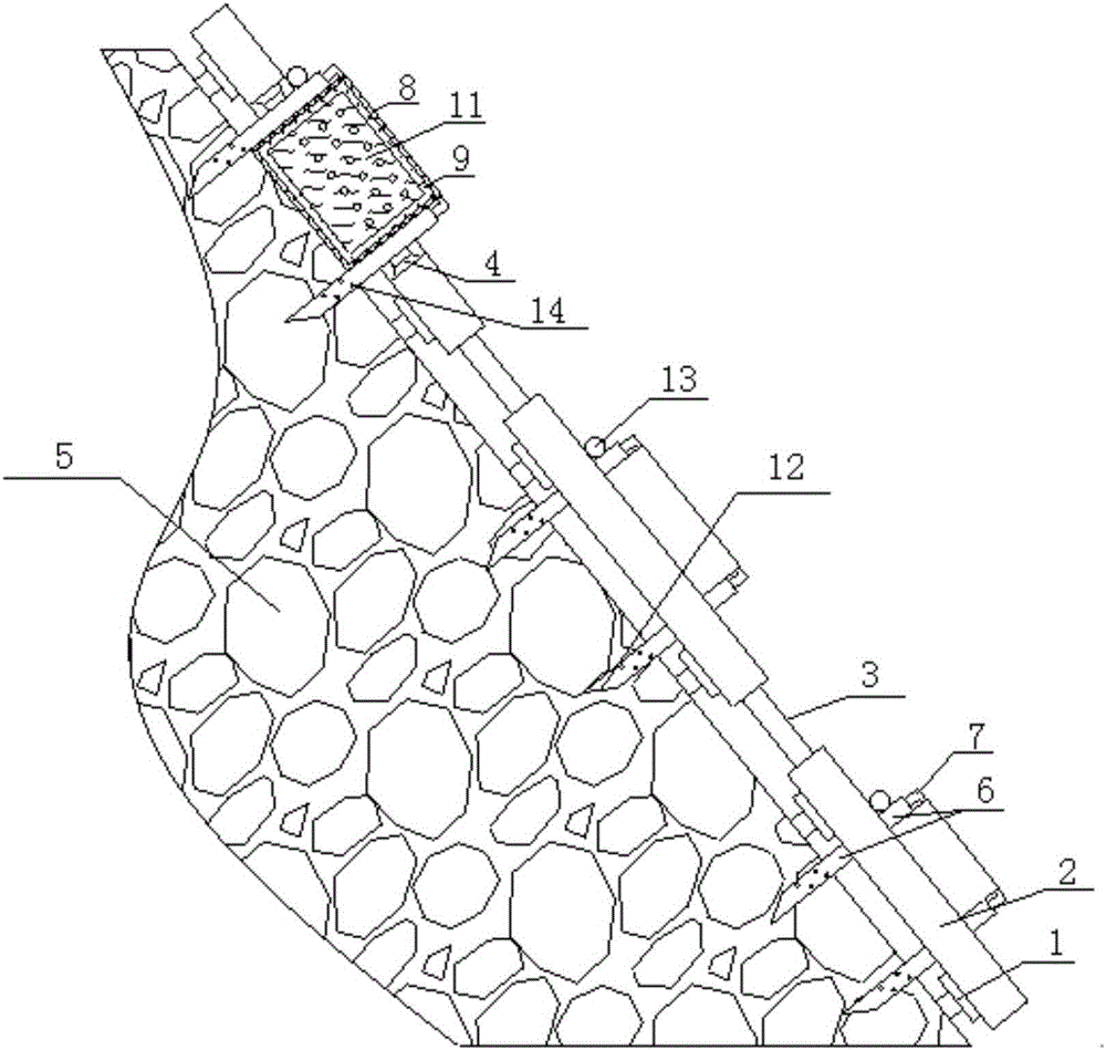 Plant mat ecological retaining wall used for restoring mine plants and method thereof