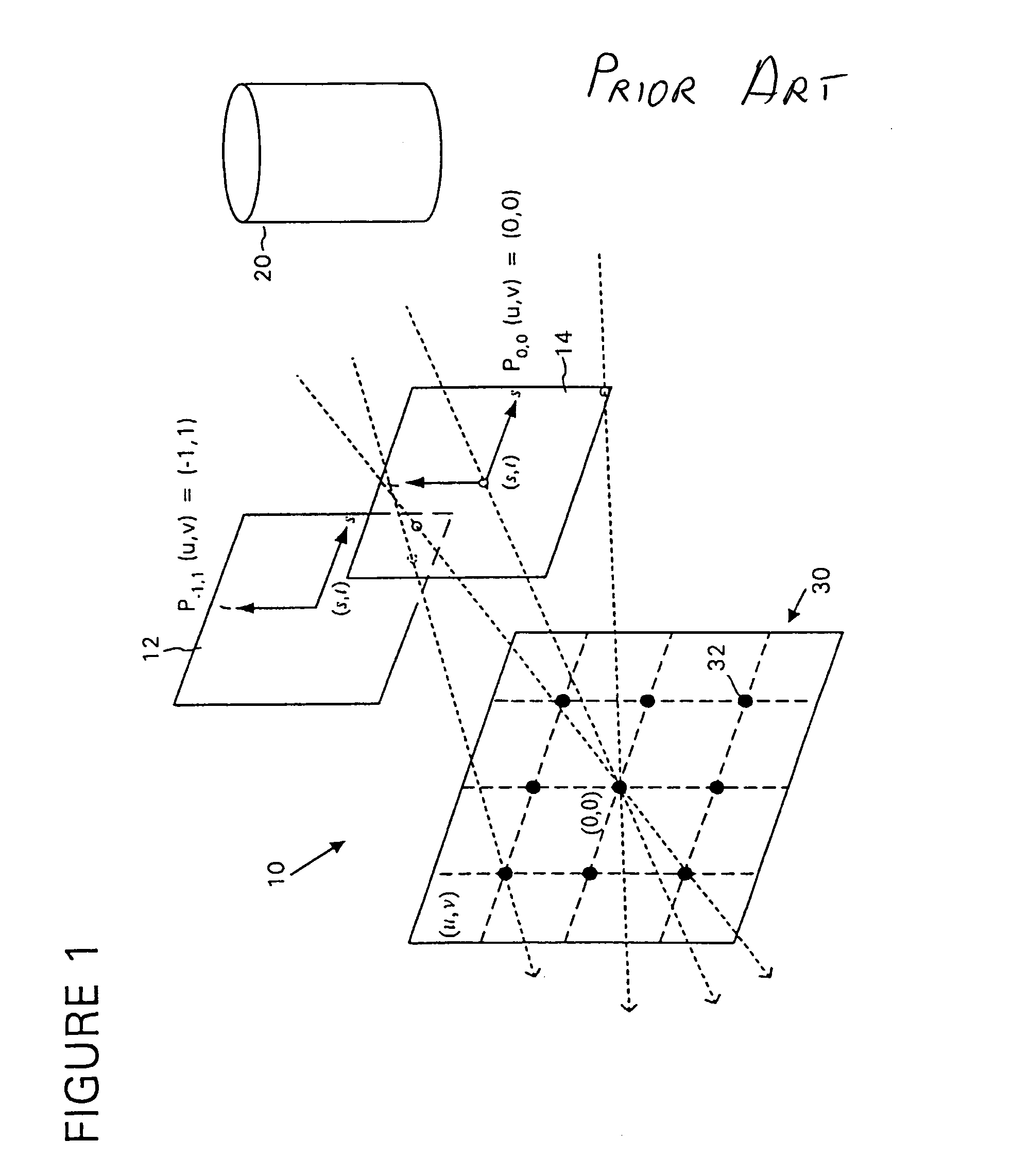 Data structure for efficient access to variable-size data objects
