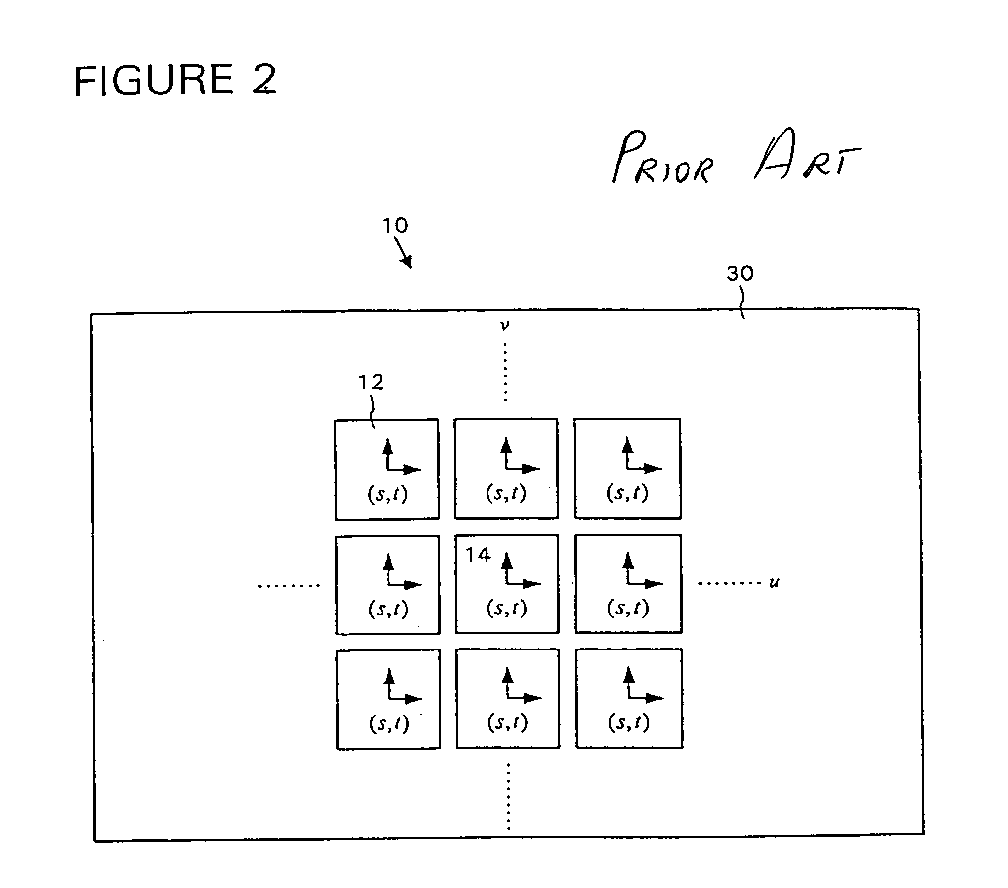 Data structure for efficient access to variable-size data objects