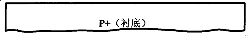 Preparation method of diode chip on P+ substrate and structure of diode chip