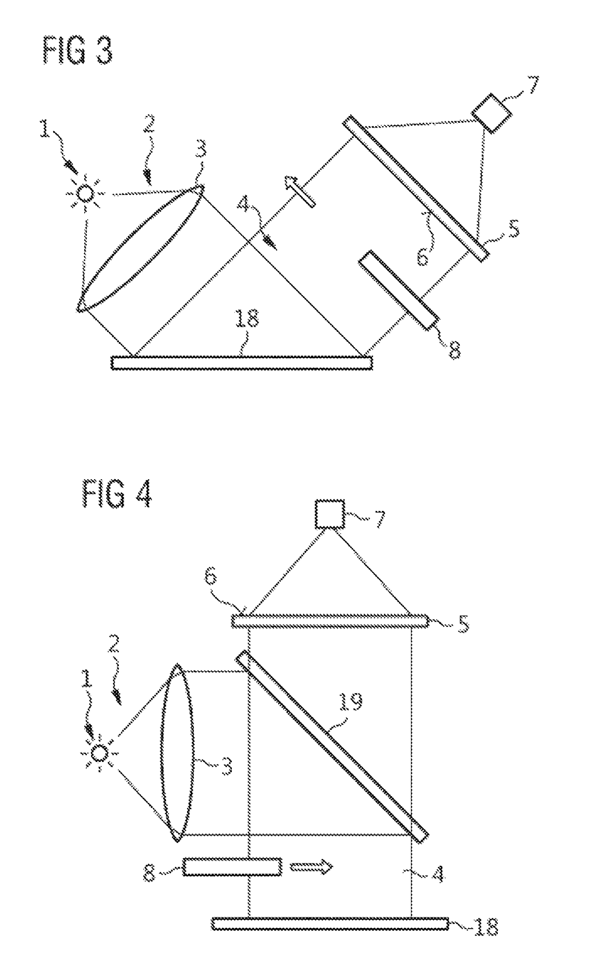 Method and device for optically inspecting faults