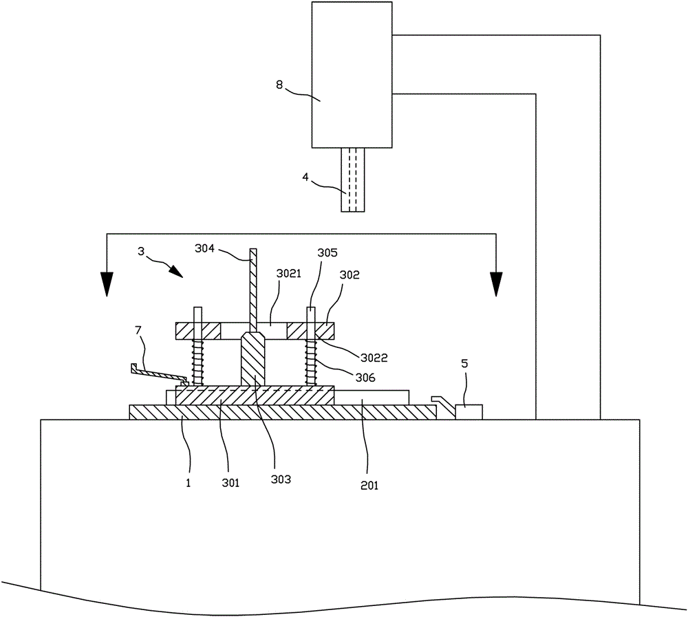 Bearing press-fitting device