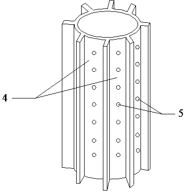 Bag-packaged plastic drainage device