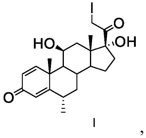 Analysis method of methylprednisolone intermediate