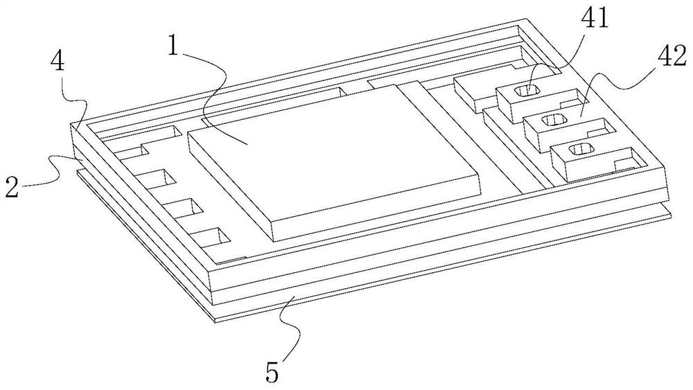 Chip packaging structure and electronic product