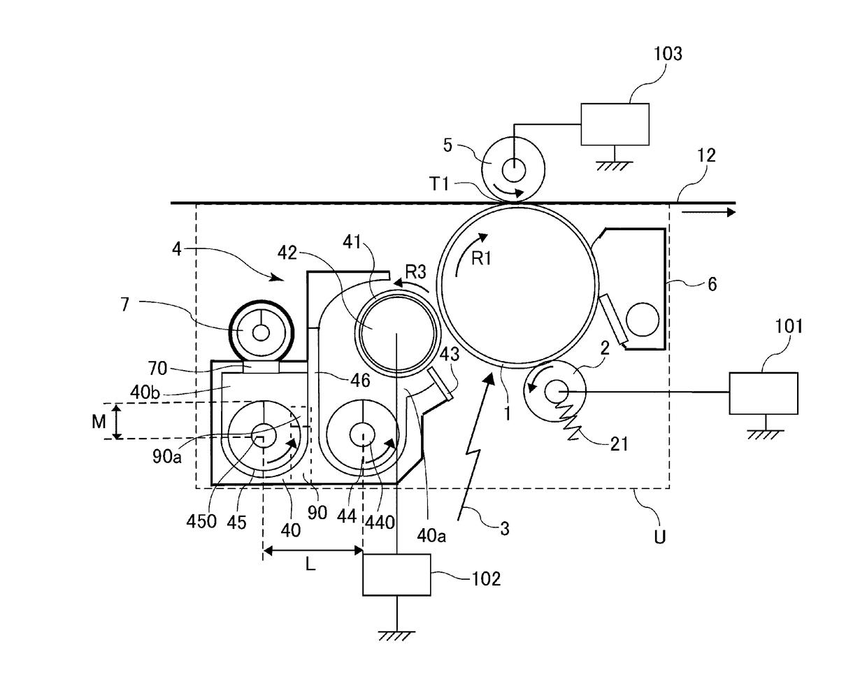 Developing device