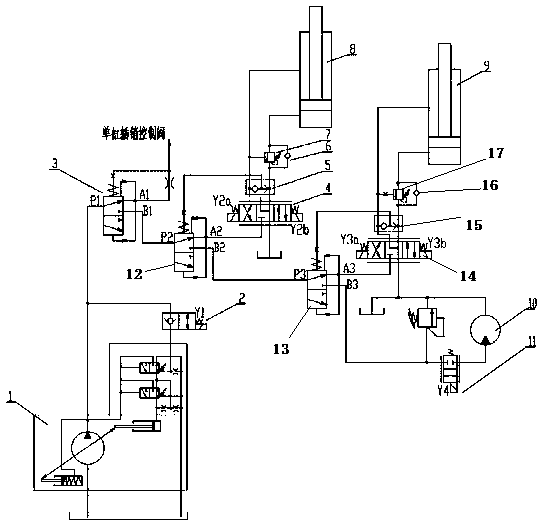 Tire crane auxiliary system and control method