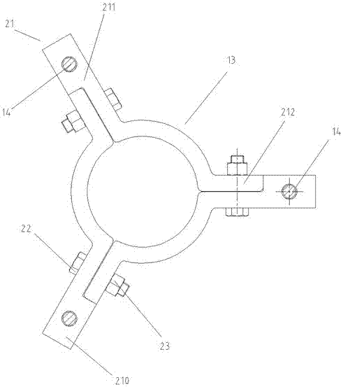 Fixed connection tooling and method for camshaft and camshaft sprocket