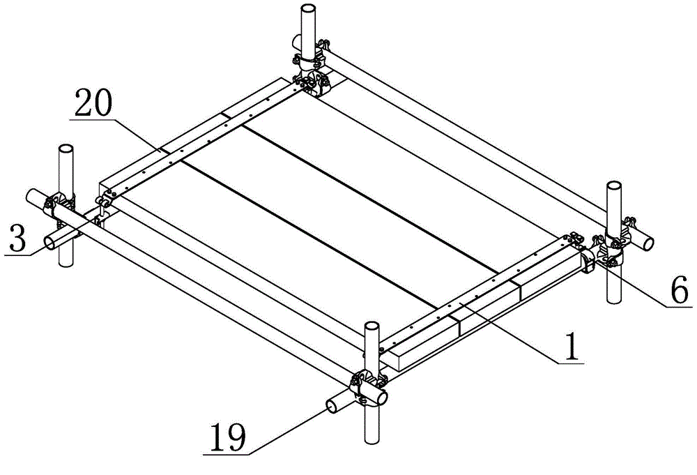 Combined type fixing device and method for putlock