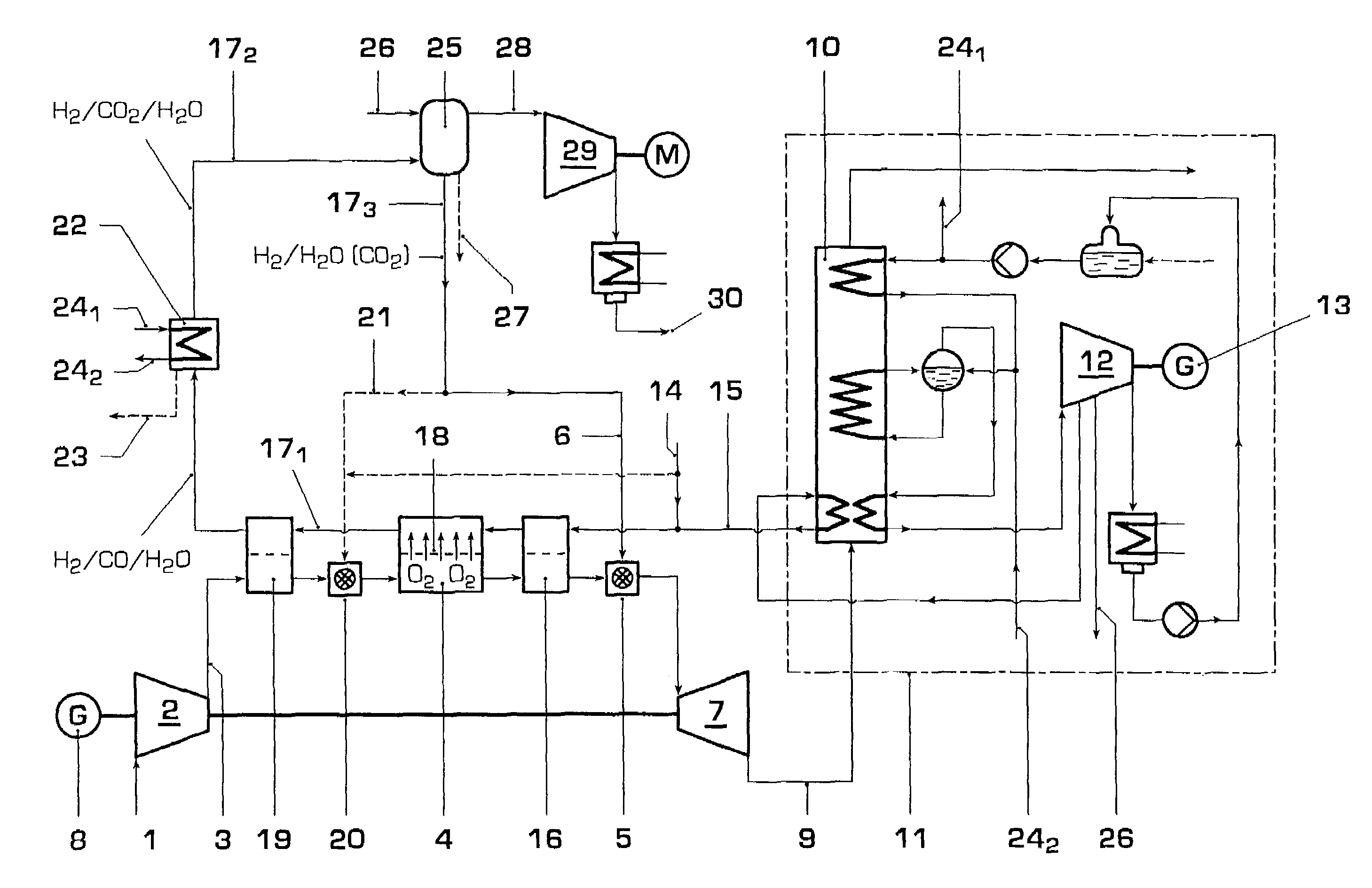 Gas turbine power plant and method of operating the same