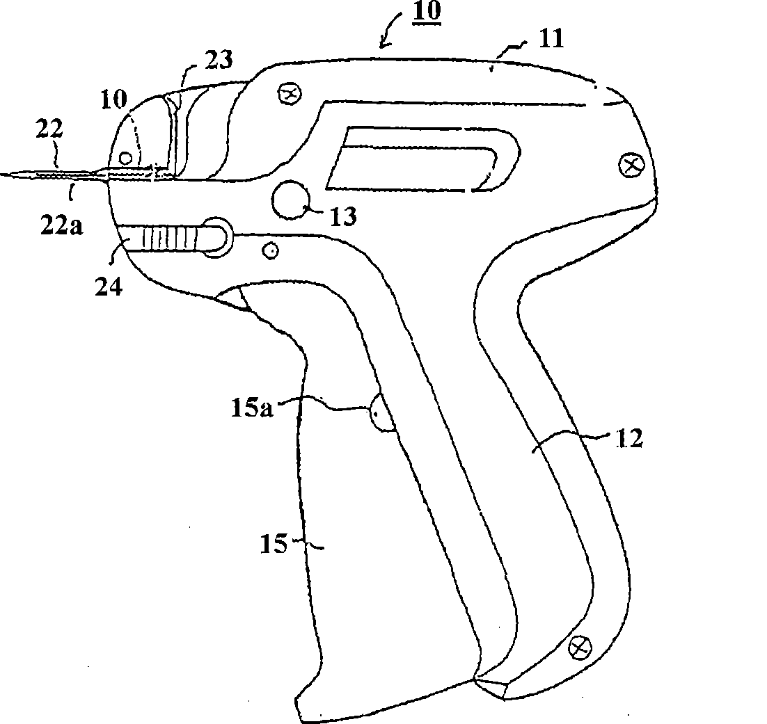 Device for attaching fasteners
