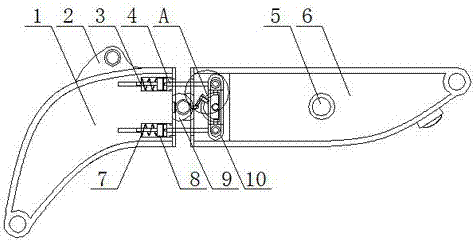 Damping device for mechanical arm of excavator