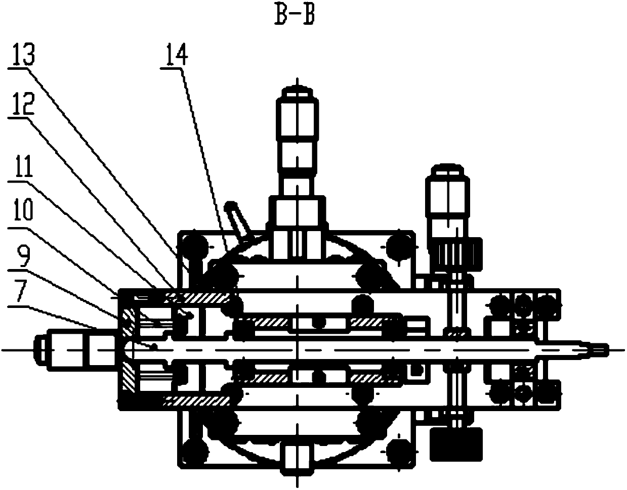 Side support pad precision adjustment and positioning device for large-aperture mirrors