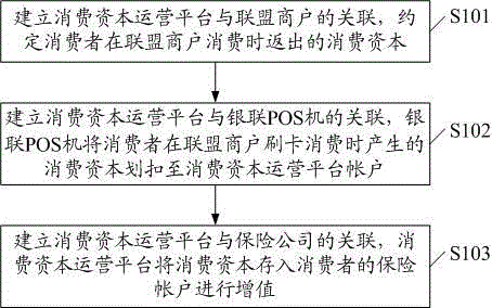 Method for withdrawing consumption capital on real time and converting into pension