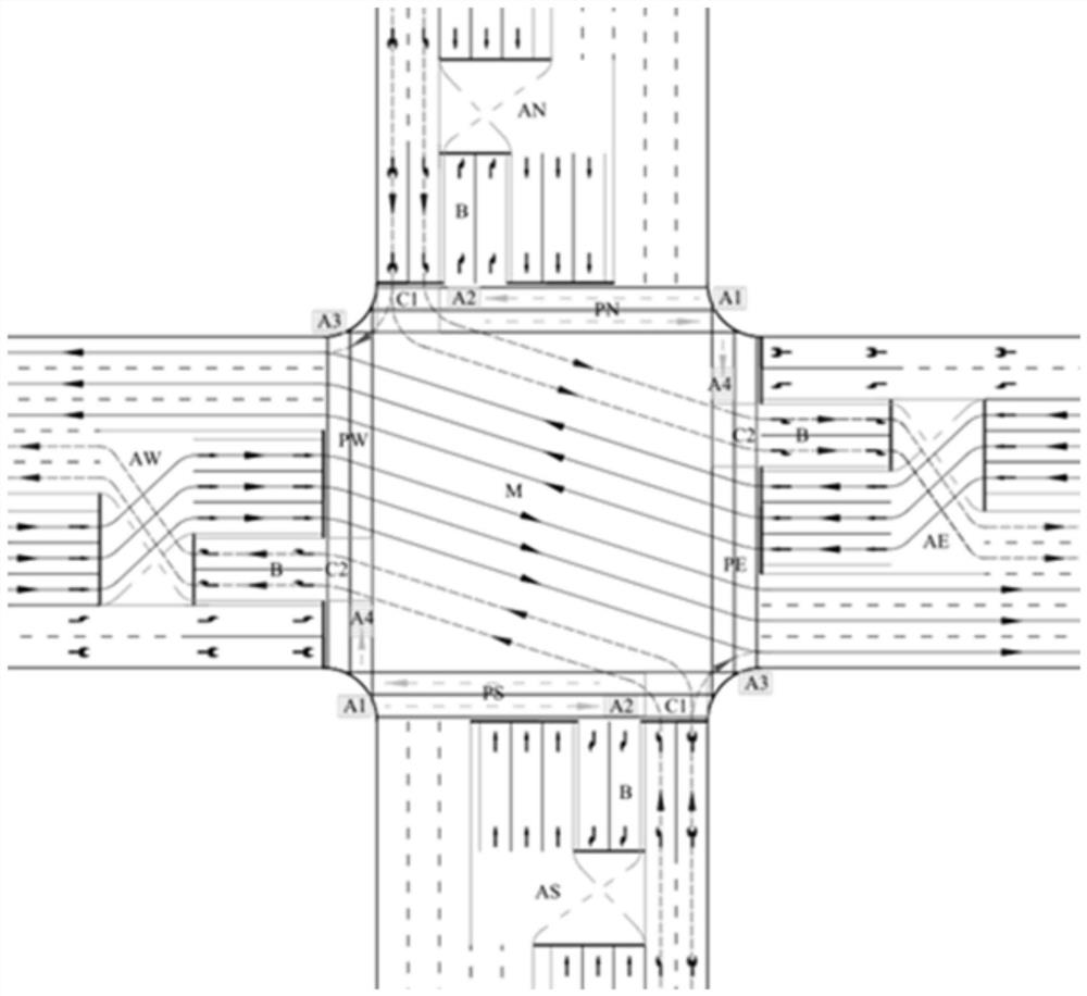 A Conflict-Free Pedestrian Signal Timing Method for Two-Phase Intersections