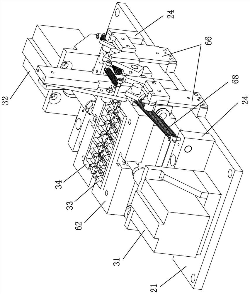 A device for breaking and separating pull tabs and material bones