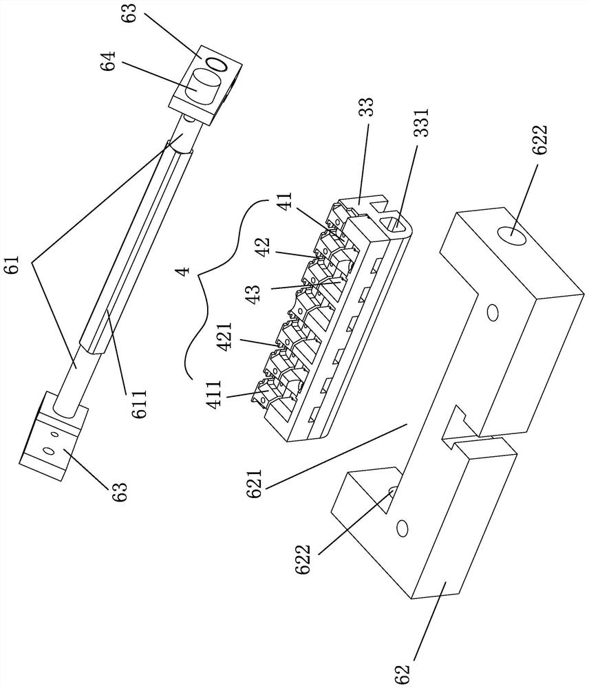 A device for breaking and separating pull tabs and material bones