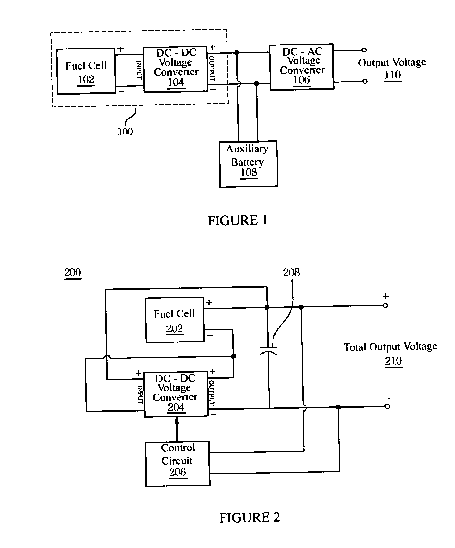 Voltage supplying apparatus using a fuel cell